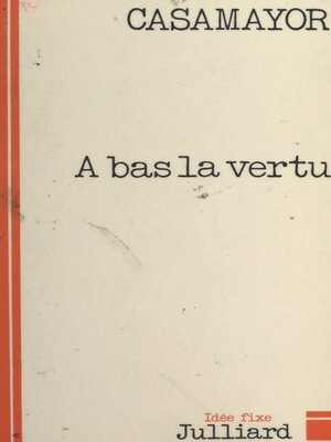 cover image of À bas la vertu